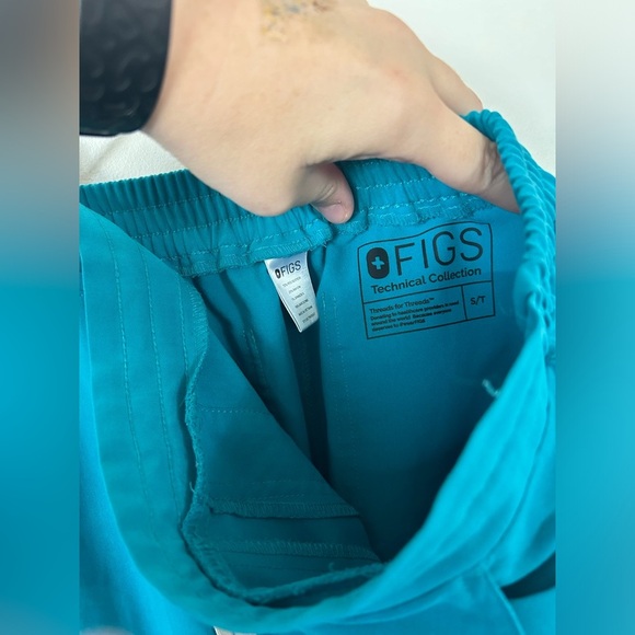 Figs Technical Collection Hydrogreen Yola Skinny Scrubs Size Small Tall - Picture 9 of 9